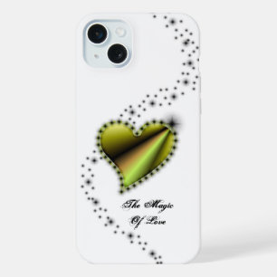 Rainbooghart met sterren , de Magic of Love iPhone 15 Plus Case