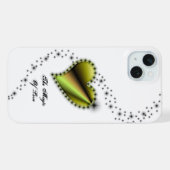 Rainbooghart met sterren , de Magic of Love iPhone Hoesje (Achterkant horizontaal)