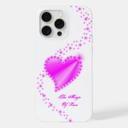 Rainbooghart met sterren , de Magic of Love iPhone Hoesje (Achterkant)