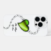 Rainbooghart met sterren , de Magic of Love iPhone Hoesje (Achterkant horizontaal)