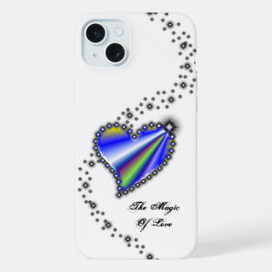 Rainbooghart met sterren , de Magic of Love iPhone 15 Plus Case