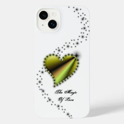 Rainbooghart met sterren , de Magic of Love iPhone Hoesje (Achterkant)