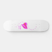 Rainbooghart met sterren , de Magic of Love Persoonlijk Skateboard (Horizontaal)