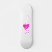 Rainbooghart met sterren , de Magic of Love Persoonlijk Skateboard (Voorkant)