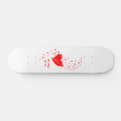 Rainbooghart met sterren , de Magic of Love Persoonlijk Skateboard (Horizontaal)