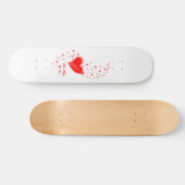 Rainbooghart met sterren , de Magic of Love Persoonlijk Skateboard (Horizontaal)