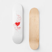Rainbooghart met sterren , de Magic of Love Persoonlijk Skateboard (Voorkant)