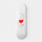 Rainbooghart met sterren , de Magic of Love Persoonlijk Skateboard (Voorkant)