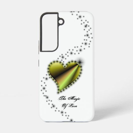 Rainbooghart met sterren , de Magic of Love Samsung Galaxy Hoesje (Achterkant)