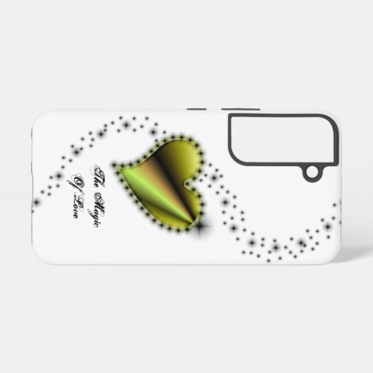 Rainbooghart met sterren , de Magic of Love Samsung Galaxy Hoesje (Achterkant horizontaal)