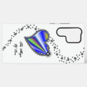 Rainbooghart met sterren , de Magic of Love Samsung Galaxy Hoesje (Achterkant horizontaal)