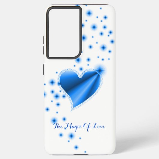 Rainbooghart met sterren , de Magic of Love Samsung Galaxy Hoesje (Achterkant)