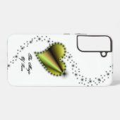 Rainbooghart met sterren , de Magic of Love Samsung Galaxy Hoesje (Achterkant horizontaal)
