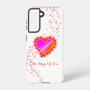 Rainbooghart met sterren , de Magic of Love Samsung Galaxy Hoesje