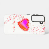 Rainbooghart met sterren , de Magic of Love Samsung Galaxy Hoesje (Achterkant horizontaal)