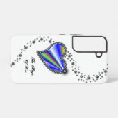 Rainbooghart met sterren , de Magic of Love Samsung Galaxy Hoesje (Achterkant horizontaal)