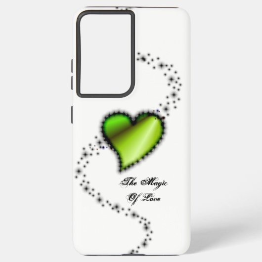 Rainbooghart met sterren , de Magic of Love Samsung Galaxy Hoesje (Achterkant)