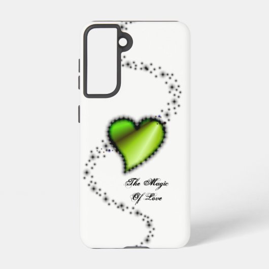 Rainbooghart met sterren , de Magic of Love Samsung Galaxy Hoesje (Achterkant)