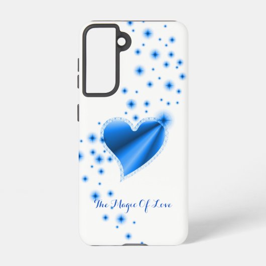 Rainbooghart met sterren , de Magic of Love Samsung Galaxy Hoesje (Achterkant)