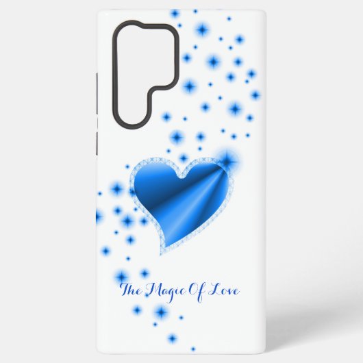 Rainbooghart met sterren , de Magic of Love Samsung Galaxy Hoesje (Achterkant)