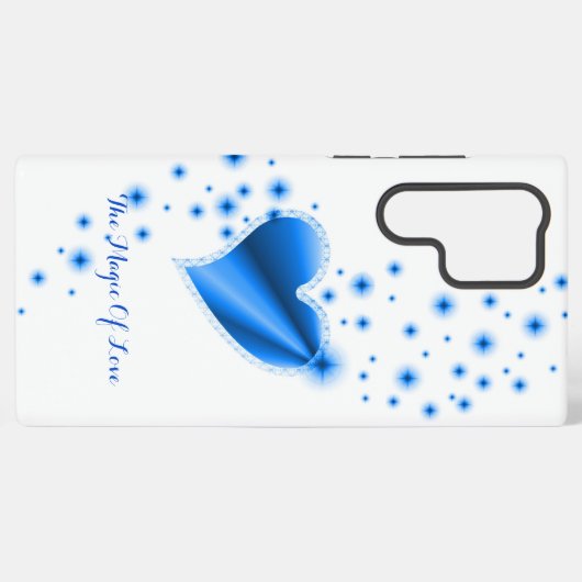 Rainbooghart met sterren , de Magic of Love Samsung Galaxy Hoesje (Achterkant horizontaal)