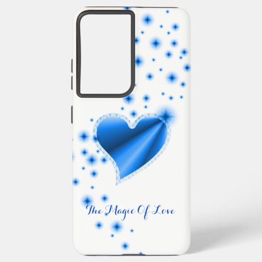Rainbooghart met sterren , de Magic of Love Samsung Galaxy Hoesje (Achterkant)