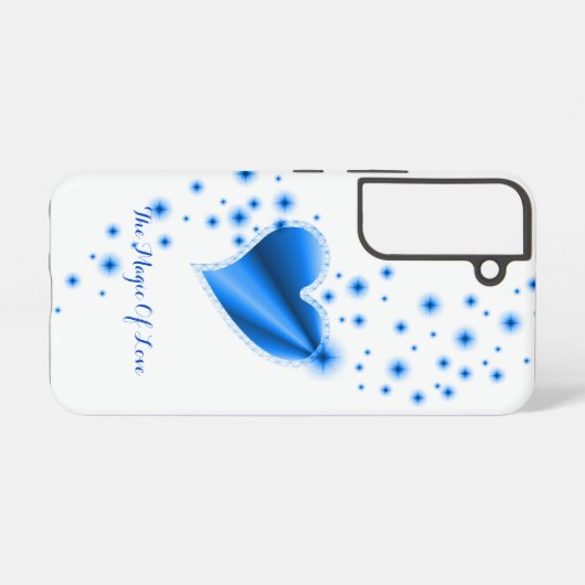 Rainbooghart met sterren , de Magic of Love Samsung Galaxy Hoesje (Achterkant horizontaal)