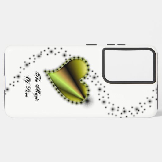 Rainbooghart met sterren , de Magic of Love Samsung Galaxy Hoesje (Linkerkant)