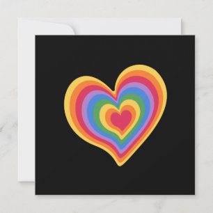 Rainbooghart. Pride gay love Kaart