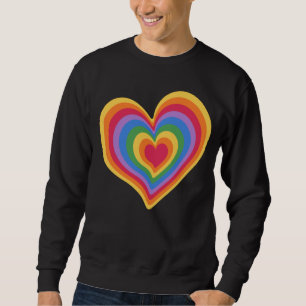 Rainbooghart. Pride gay love Trui