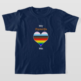 Rainbooghart T-shirt (voor donkere kleuren)
