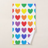 Rainboogharten Bad Handdoek (Handdoek)