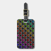Rainboogharten Bagagelabel (Voorkant verticaal)