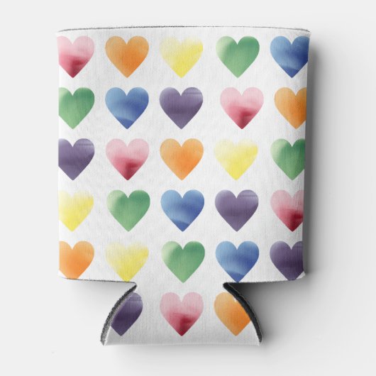 Rainboogharten Blikjeskoeler (Voorkant)