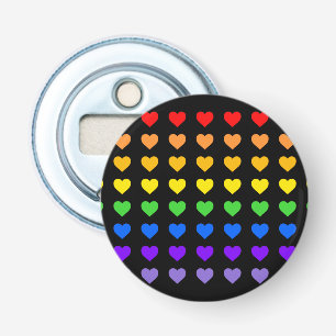 Rainboogharten Button Flesopener