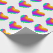 Rainboogharten Cadeaupapier (Hoek)