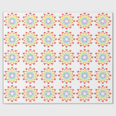 Rainboogharten Cadeaupapier (Vlak)