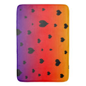 Rainboogharten, grote geheugenschuimlaag badmat (Voorkant Verticaal)