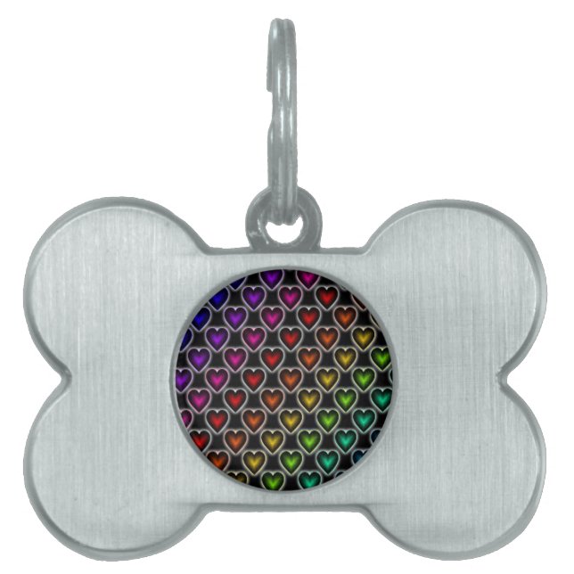 Rainboogharten Huisdieren Naamplaatje (voorkant)