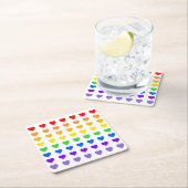 Rainboogharten Kartonnen Onderzetters (Insitu)