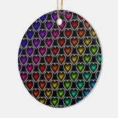 Rainboogharten Keramisch Ornament (Links)
