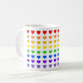 Rainboogharten Koffiemok (Voorkant links)