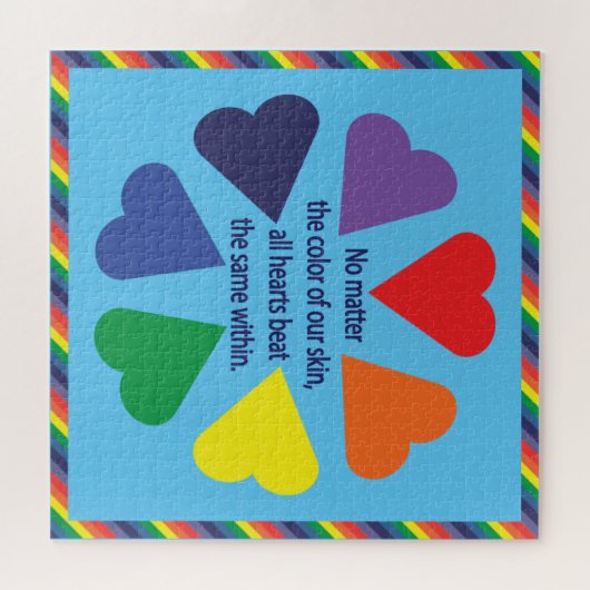 Rainboogharten Legpuzzel (Horizontaal)