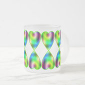 Rainboogharten Matglas Koffiemok (Voorkant rechts)