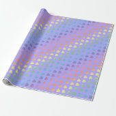 Rainboogharten op Lila Cadeaupapier (Uitgerold)