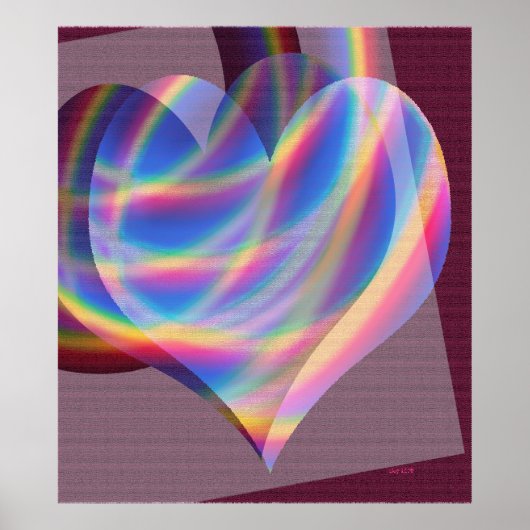 Rainboogharten Poster (Voorkant)