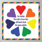 Rainboogharten Poster (Voorkant)