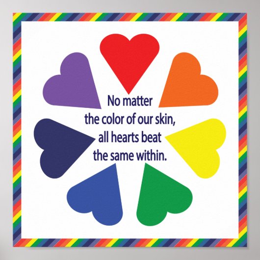 Rainboogharten Poster (Voorkant)