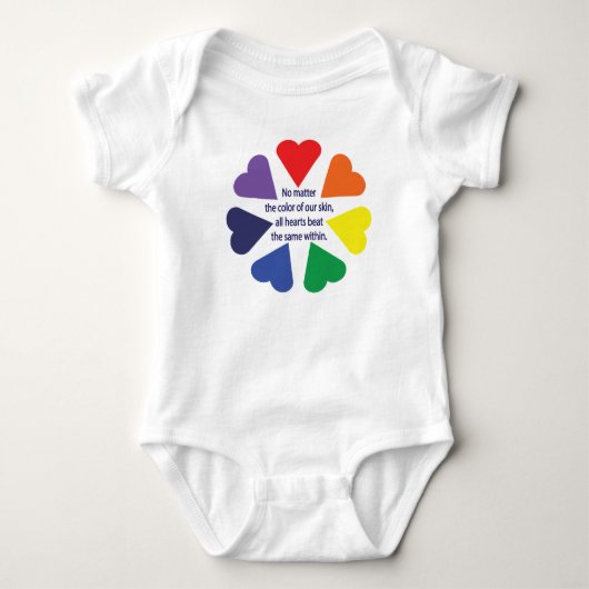 Rainboogharten Romper (Voorkant)