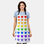 Rainboogharten Schort (Gedragen)